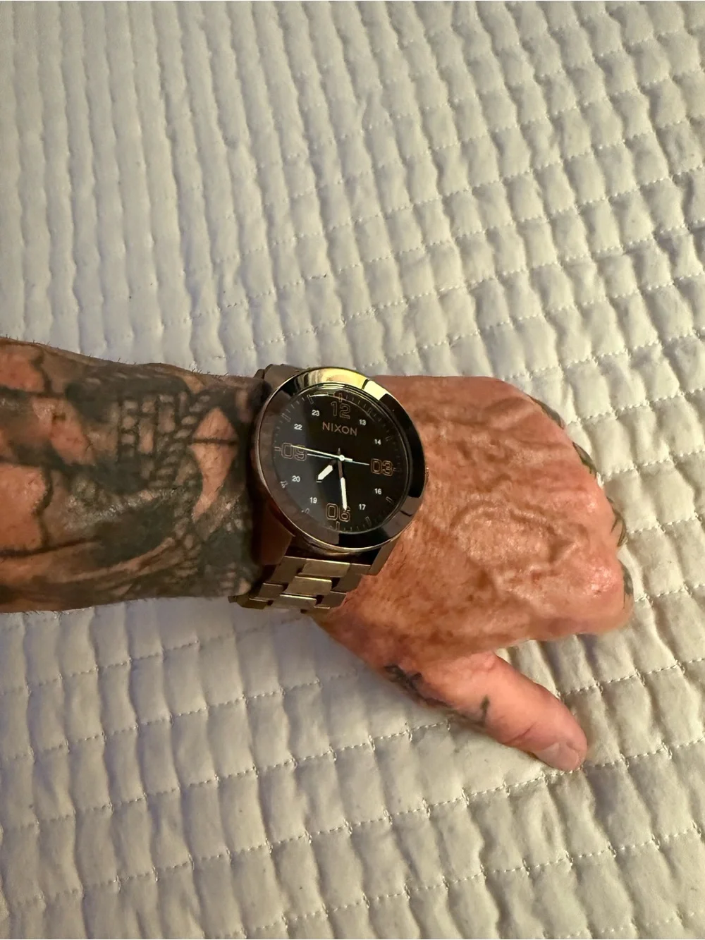 Nixon The Corporal Coffee Case Black Dial Men’s Watch